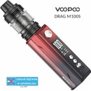 VooPoo DRAG M100S 100W Grip 5,5 ml Full Kit Red and Black 1 ks