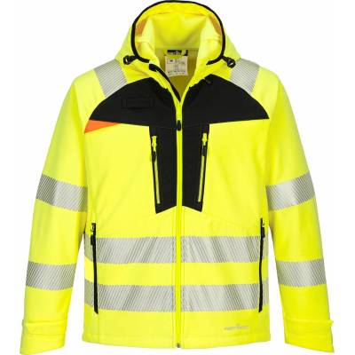 Portwest DX479 DX4 Hi Vis Softshell Žltá čierna