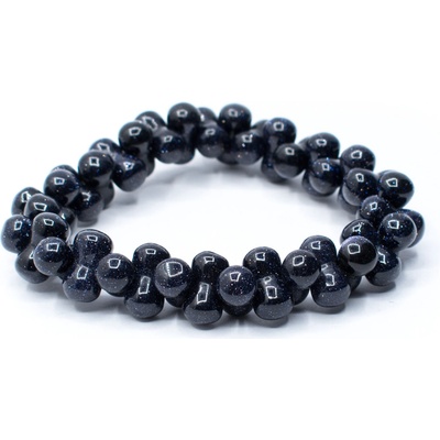 Milujeme Kameny avanturín modrý syntetický váleček DNA2