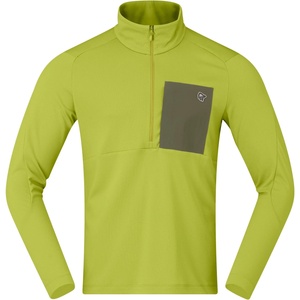 Norrøna Мъжки поларен пуловер Norrøna Femund Warm1 Half-Zip Fleece jumper - Golden Lime / Olive Night - размер XL (005-6094-0314)