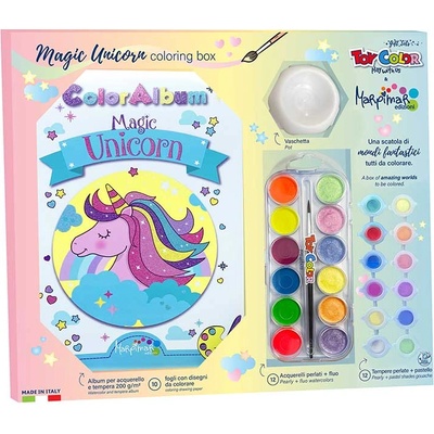 Toy Color Кутия за оцветяване Toy Color Magic Unicorn 4012