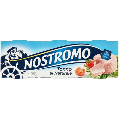 Nostromo tuniak vo vlastnej šťave 3x120g