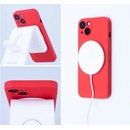Pouzdro AppleMix Apple iPhone 14 - podpora MagSafe - silikonové - červené