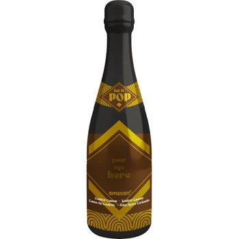 Amscan Fľaša na konfety DIY výročie 32 cm