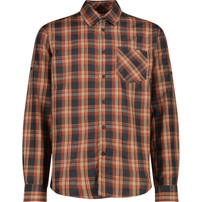 CMP Мъжка риза с копчета CMP Shirt Long Sleeves Shirt - Antracite / Orange / Corda - размер 58 (EU) (033-3074-0117)