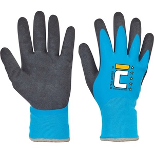 CERVA Cerva tetrax winter / Плетени ръкавици с изолация, напоени с вода, латекс 8 (0108017443080)