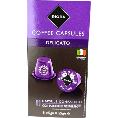 RIOBA Espresso Delicato 11 ks