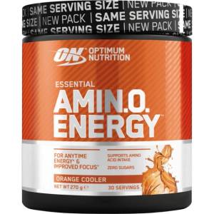 Optimum Nutrition AmiNO Energy | EAA & Glutamine with Energy & Focus Blend [270 грама] Портокал
