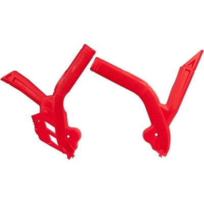 RACETECH (RTECH) kompletní kryty rámu BI-MATERIAL SUPER GRIP BETA RR 125 / 250 / 300 / 350 / 430 / 480 20-21 barva červená