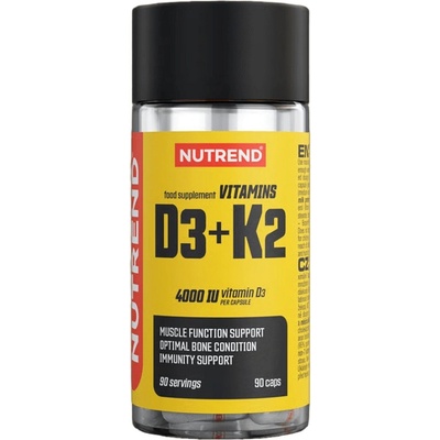 Nutrend Vitamins D3 + K2, 90 Capsules