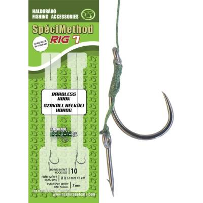 Haldorádó SpéciMethod Rig7 Braid 7mm 10 barbless