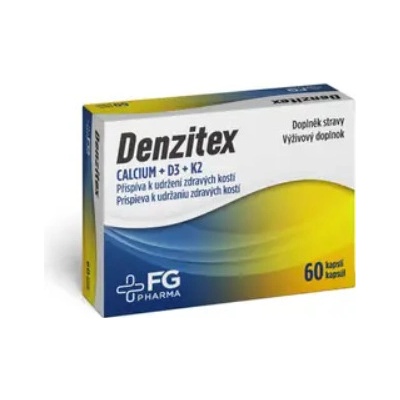 FG Pharma Denzitex Ca+D3+K2 60 kapslí