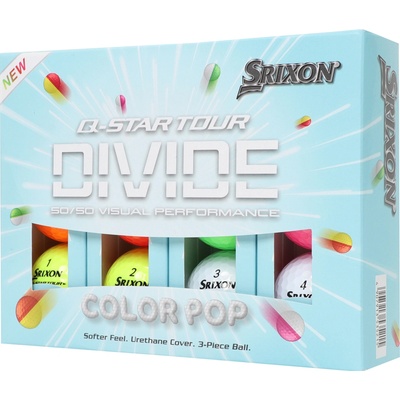 Srixon Q-Star Tour Divide 6 multicolor 12ks