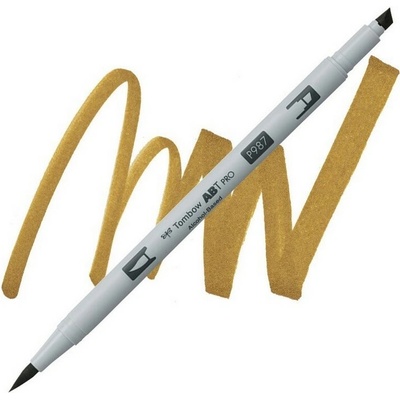 Lihová oboustranná fixa TOMBOW ABT PRO, Bronze (987)