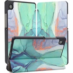 Techsuit Калъф за таблет Samsung Galaxy Tab A11 / A9 - Techsuit FoldPro - Green Time