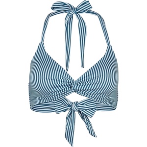 DEDICATED Дамско бикини горнище DEDICATED Women's Bikini Top Gullholma Bikini top - Thin Stripe / Majolica Blue - размер XS (150-5210-0511)