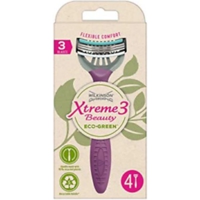 Wilkinson Sword Xtreme 3 Beauty Eco Green 4 ks