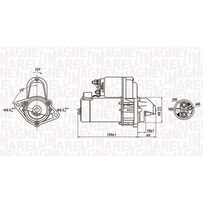 Štartér MAGNETI MARELLI MQS1257