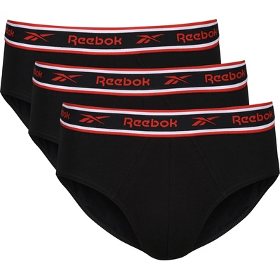 Reebok Слипове Reebok Mens 3 Pack Cotton Briefs - Black