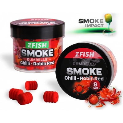 Zfish Smoke Dumbells 8 mm 20 g Chilli Robin Red – Zbozi.Blesk.cz