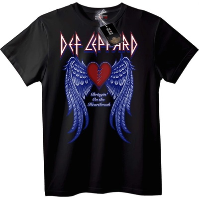 NOONEBRAND Тениска Def Leppard с крила - XS, White