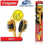 Colgate 360° Charcoal Gold четка за зъби софт
