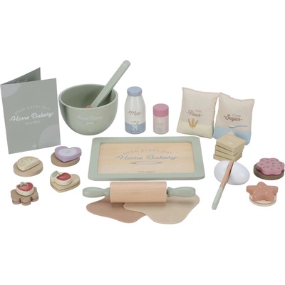 Little Dutch Дървен готварски комплект Little Dutch - Сладкарски инструменти (LD2510)