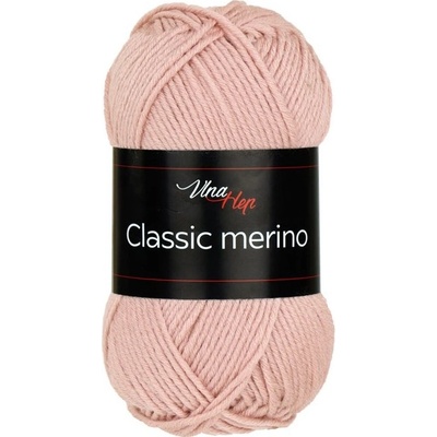 Vlna Hep Classic merino 61066 světlá starorůžová