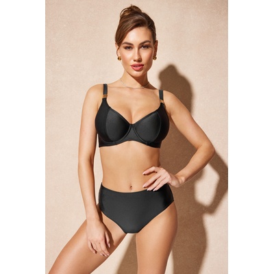 Astratex Бански костюм от две части Sateen Sheen Black I (ATX309B_sada)