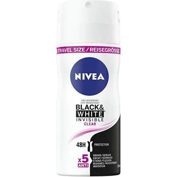 Image 1 of Nivea Black & White Invisible Clear deo spray 100 ml