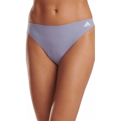 adidas Logo Thong Womens - Greyblue