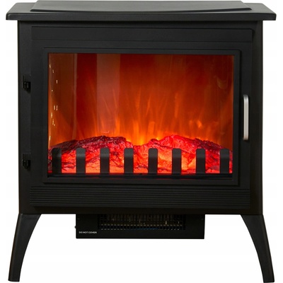 Sureflame Marlow 3-Sided Electric Stove in Matte Black