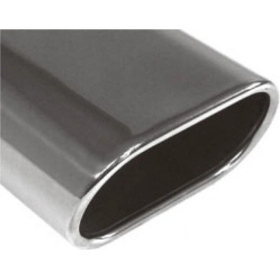 FOX Nerezová koncovka výfuku s volitelným rozmerom / Typ 12 / na prišrubovanie / okruhlá / zafalcovaná / rovná / v priemere 70 mm / Dĺžka 170|-|500 mm