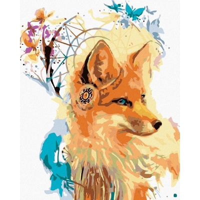 Zuty Liška s lapačem snů 80 x 100 cm bez rámu a bez vypnutí plátna 8596530024668