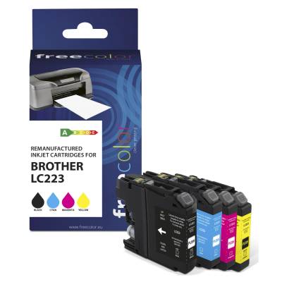Compatible Brother LC223 CMYK мултипак с касети за принтер (неоригинални) (K10388F7)