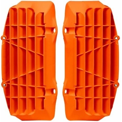 RACETECH (RTECH) mřížky sání chladiče KTM EXC/EXCF 17-18, SXF 16-18, SX 17-18 barva oranžová (8457900001)