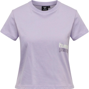 Hummel Дамска фланелка с къс ръкав Hummel Lara Short Sleeve Tee Womens - Pastel Lilac
