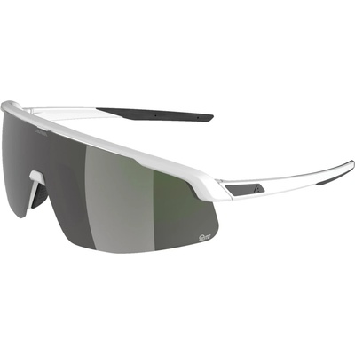 Alpina Слънчеви очила Alpina Turbo Pro S Q-Lite Mirror S3 Cycling glasses - white gloss / Q-Lite Silver Mirror - размер One Size (205-5221-0311)