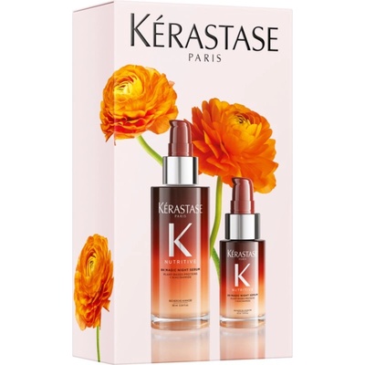 Kérastase Nutritive 8H Magic Night Serum подаръчен комплект за суха коса