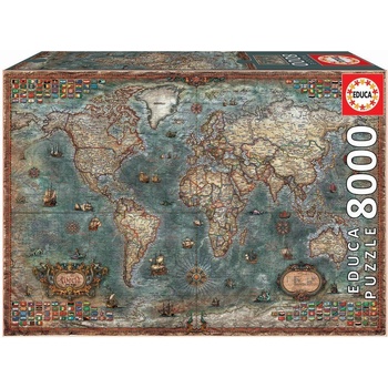 Educa Historická mapa světa 8000 dielov