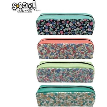 S-Cool Несесер с 1 цип scool flowers, празен