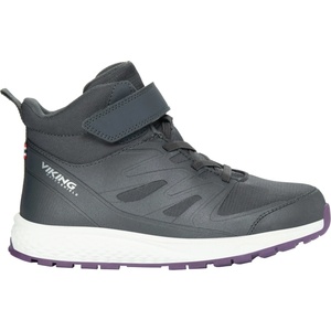 Viking Детски ежедневни обувки Viking Kid's Equip Mid WP 1V Sneakers - Dark Grey - размер 39 (EU) (702-3418-0320)