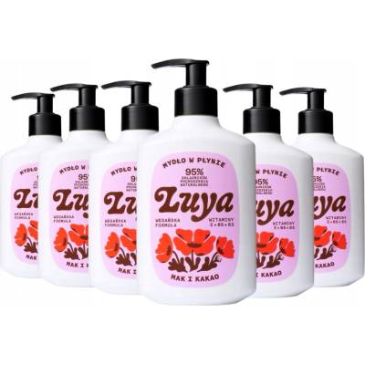 Yope Luya tekuté mýdlo mák a kakao 6 x 400 ml