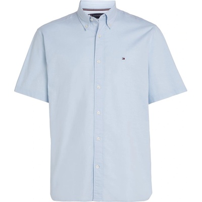 Tommy Hilfiger Men's FLEX Short-Sleeve Oxford Shirt - Blue 0GZ