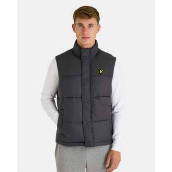 Lyle and Scott Мъжки елек Lyle and Scott Lyle and Scott Wadded Gilet Mens - Gunmetal W635