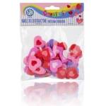 Astra Foam stickers - Pastel hearts ASTRA