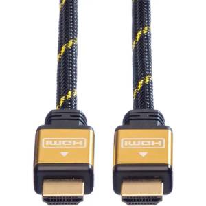 Roline Кабел HDMI - HDMI + Ethernet, 4K30Hz, M/M, 10 m, черен 11.04. 5506-5 (11.04.5506-5)