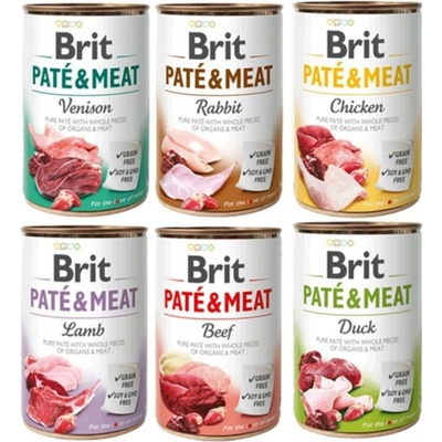 Brit Paté & Meat Dog Mix 6 x 800 g