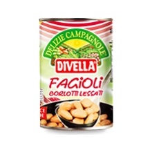 Divella Borlotti Lessati fazole 400 g