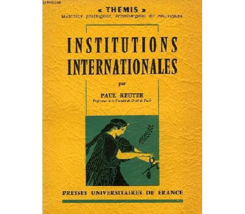 Institutions internationales